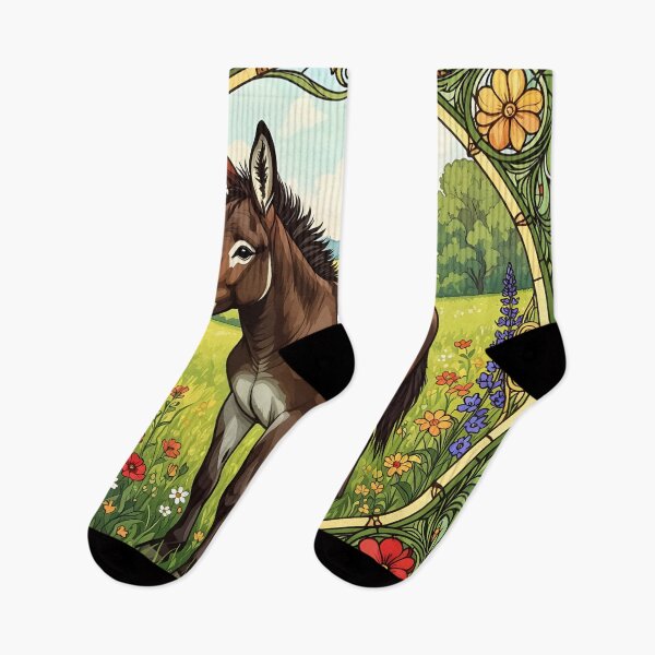 Item preview, Donkey In A Pasture designed and sold by ChanceTwoArt.