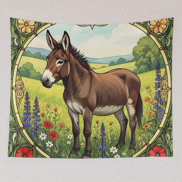 Item preview, Donkey In A Pasture designed and sold by ChanceTwoArt.