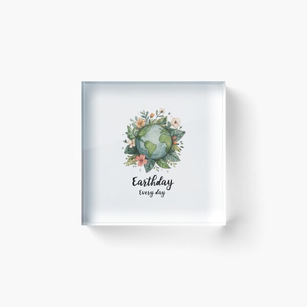 Item preview, Earthday Every day Planet Nature designed and sold by Blurbean.