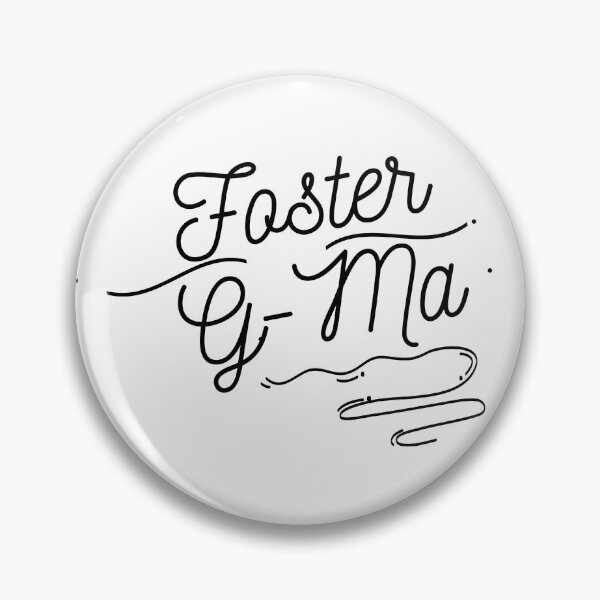 Item preview, Foster G-Ma (Grandma) - Black Cursive Letters designed and sold by GFamilyC.
