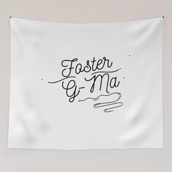 Item preview, Foster G-Ma (Grandma) - Black Cursive Letters designed and sold by GFamilyC.
