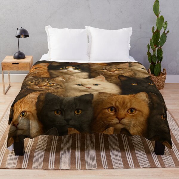 Item preview, Whiskered Wonders: Cat Face Collage Art designed and sold by nigejohn.