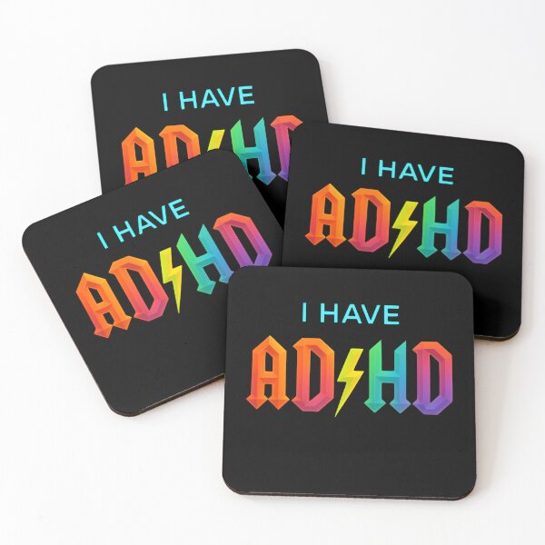Item preview, I have adhd - funny saying  designed and sold by SkeletonsDanger.
