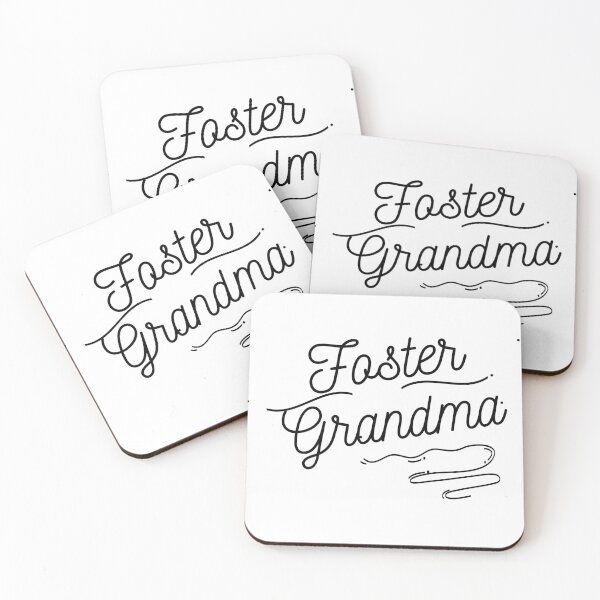 Item preview, Foster Grandma - Black Cursive Letters designed and sold by GFamilyC.