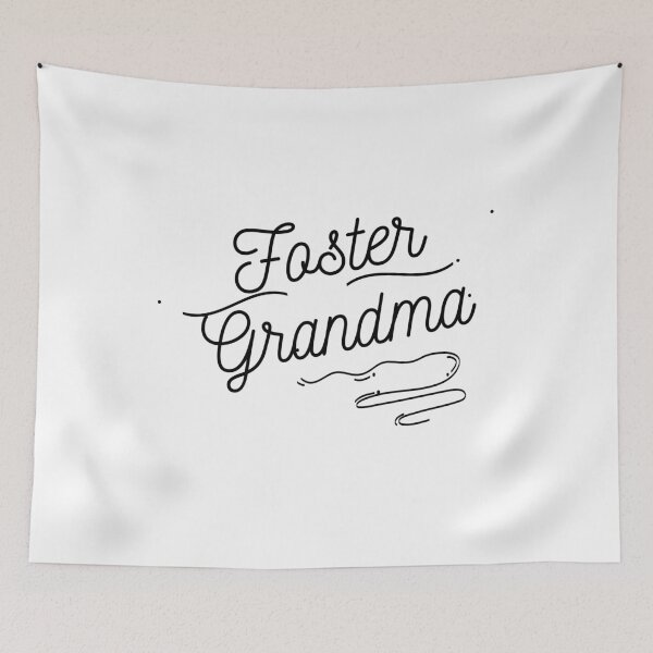 Item preview, Foster Grandma - Black Cursive Letters designed and sold by GFamilyC.