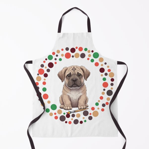 Artikelvorschau, Feiern Sie den Dot Day mit meinem Boerboel | Bunte Hundekunst entworfen und verkauft von The Real Life Symphony.