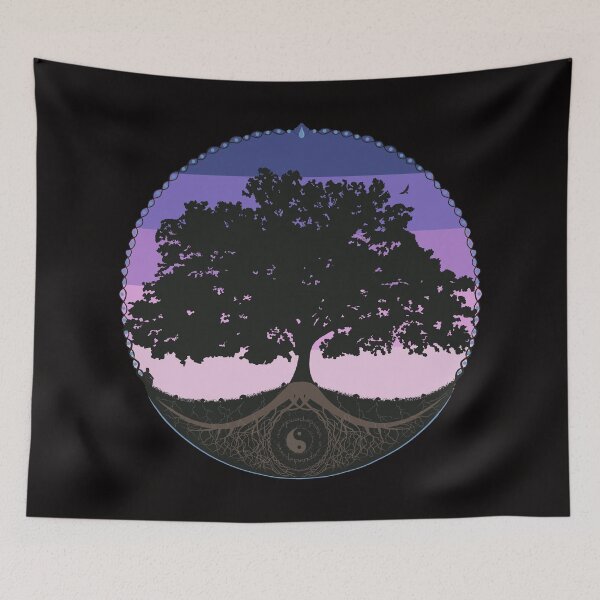 Item preview, Interconnected Sunset & Oak designed and sold by LTWArt.