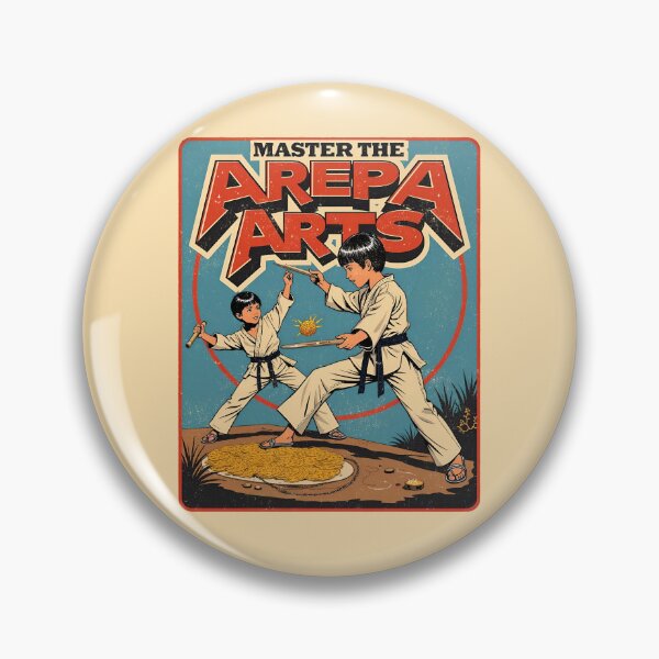 Item preview,  Master the Arepa Arts Retro Martial Arts designed and sold by Vintagenaut Co..