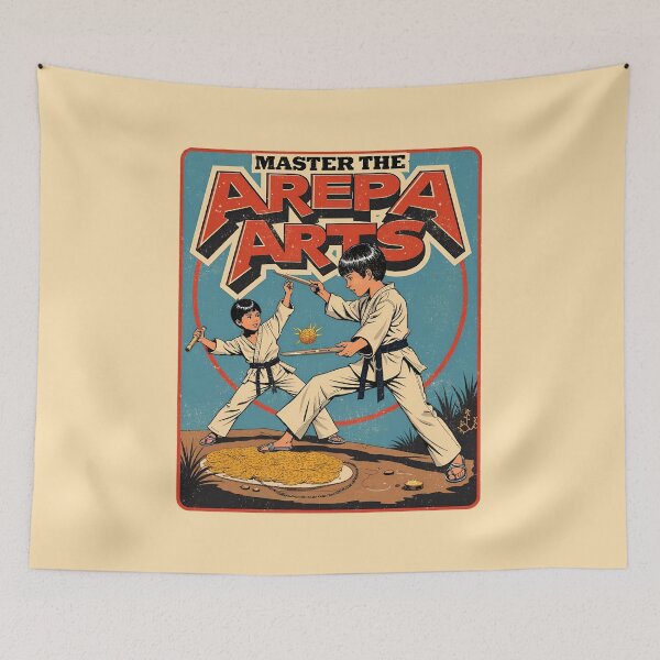 Item preview,  Master the Arepa Arts Retro Martial Arts designed and sold by Vintagenaut Co..
