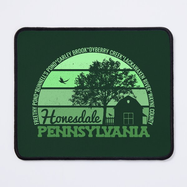 Item preview, Honesdale Pennsylvania Sunset Retro Vintage Local Pride Logo designed and sold by CRHPOD20.