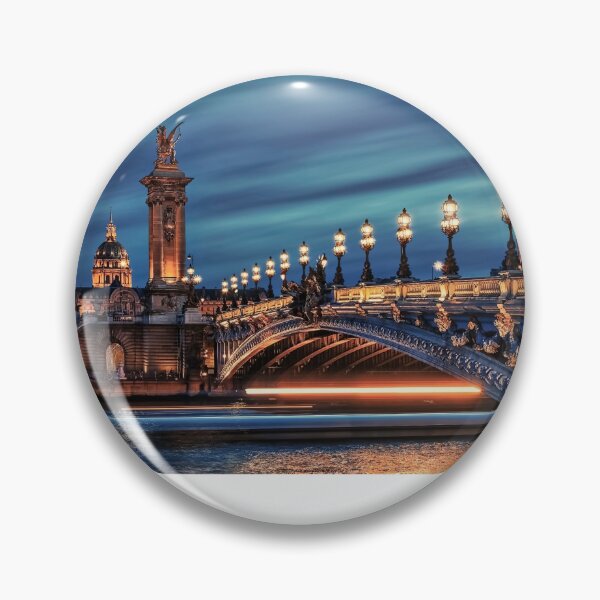Item preview, Paris at Night Retro Postcard Style Design designed and sold by BlesstB.