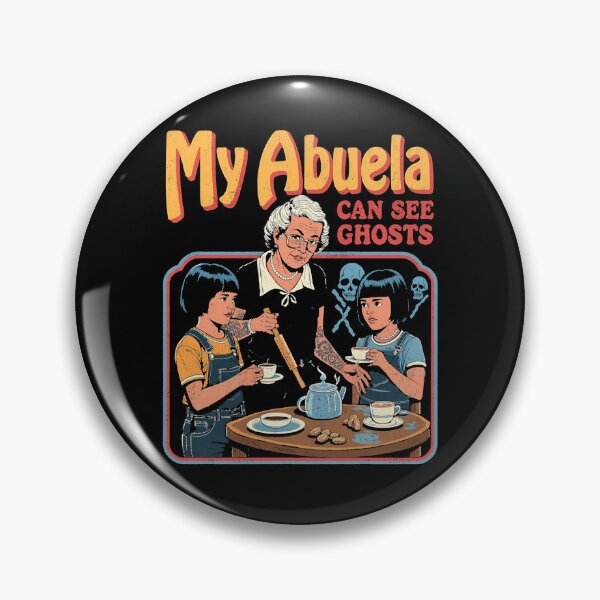 Item preview, My Abuela Can See Ghosts - Retro Paranormal Art designed and sold by Vintagenaut Co..