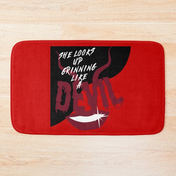 Item preview, Grinning Like a Devil | Queer Femme Lyric Art Print designed and sold by Parasocialite.