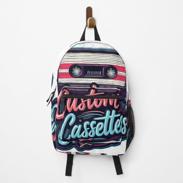 Item preview, Retro Custom Cassette Tape – Vintage Music Lover Sticker & Merch designed and sold by WHITE FLAME PRINTS.
