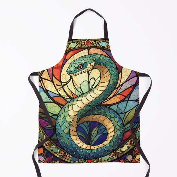 Item preview, Stained Glass Snake designed and sold by ChanceTwoArt.
