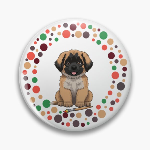 Item preview, Celebrate Dot Day with My Leonberger | Colorful Dog Art  designed and sold by The Real Life Symphony.