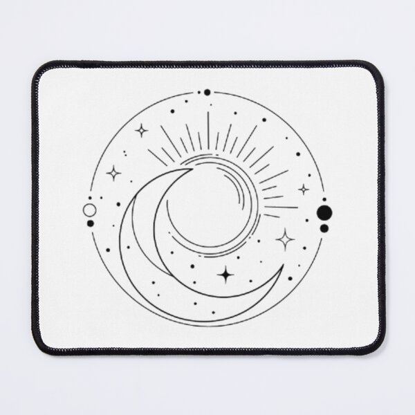 Item preview, Sun and Moon Minimalist – Celestial Line Art Design designed and sold by WornUp.