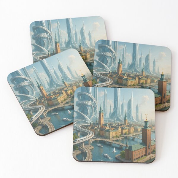 Item preview, Stockholm - Fituristic Cities designed and sold by Eric Nagel.