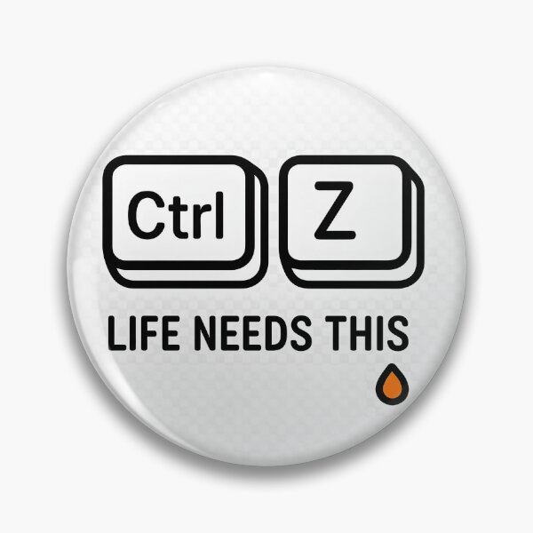 Item preview, Ctrl + Z Life – Funny Undo Humor Design designed and sold by JokesterTV777.
