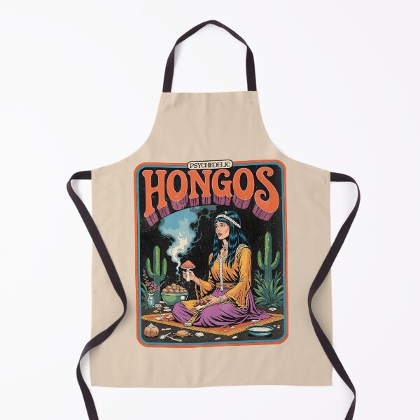 Item preview, Psychedelic Hongos Vintage 70s Art designed and sold by Vintagenaut Co..