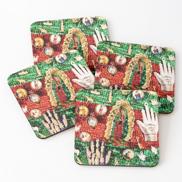 Item preview, santos de guadalupe milagros folk lentejuelas designed and sold by corazonbysergio.