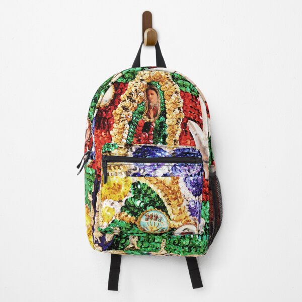 Item preview, santos de guadalupe milagros folk lentejuelas designed and sold by El Brown Mercado.