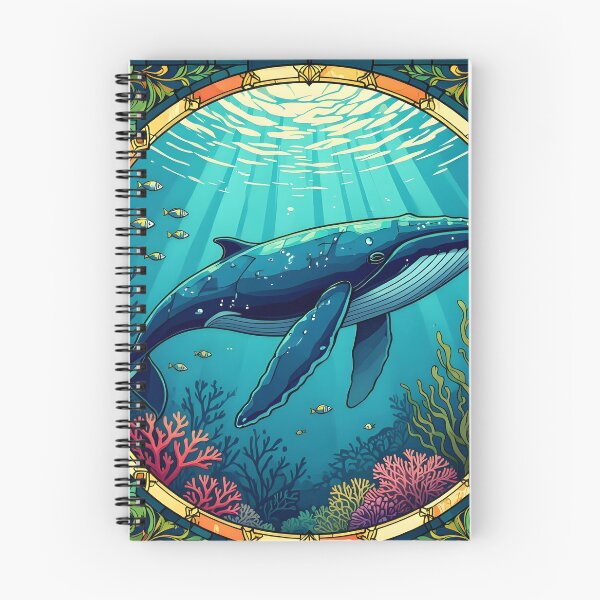 Item preview, Whale Over Coral designed and sold by ChanceTwoArt.