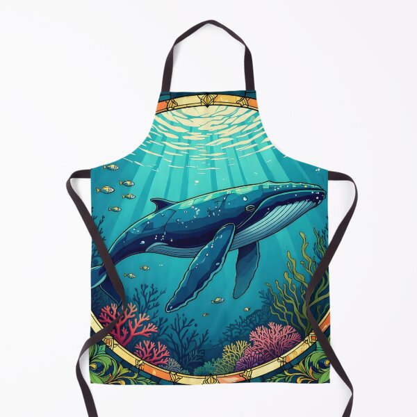 Item preview, Whale Over Coral designed and sold by ChanceTwoArt.