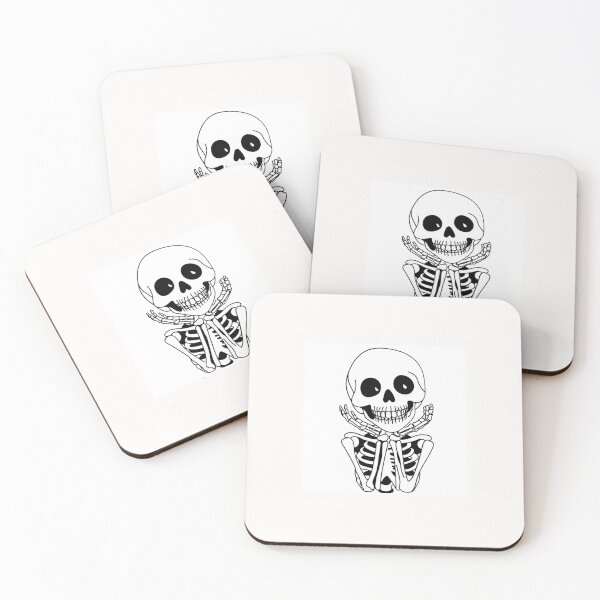 Item preview, Smirking Skeleton Devilish Grin Gothic Art designed and sold by Giggle-Goods-.
