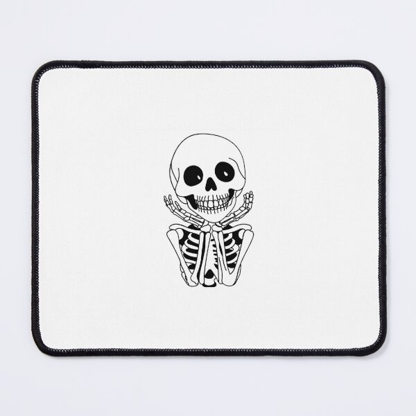 Item preview, Smirking Skeleton Devilish Grin Gothic Art designed and sold by Giggle-Goods-.