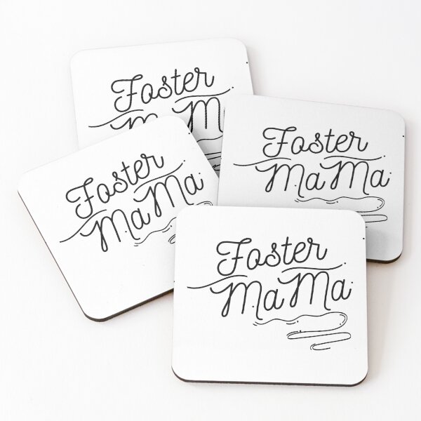 Item preview, Foster MaMa - Black Cursive Letters designed and sold by GFamilyC.