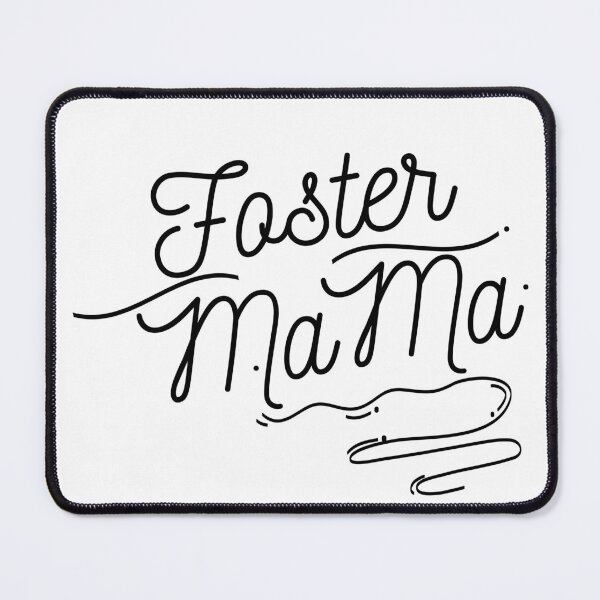 Item preview, Foster MaMa - Black Cursive Letters designed and sold by GFamilyC.