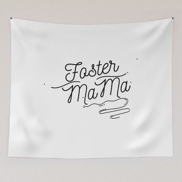 Item preview, Foster MaMa - Black Cursive Letters designed and sold by GFamilyC.