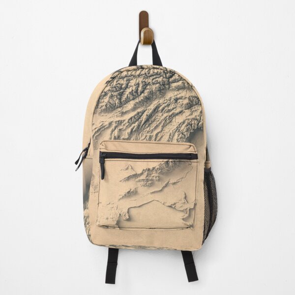 Item preview, Tajikistan Shaded Relief 3D Map digitally-rendered designed and sold by ThinkAboutMaps.