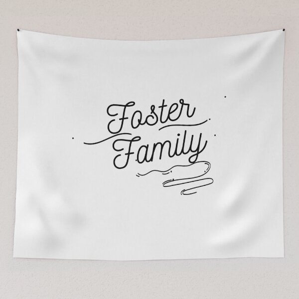 Item preview, Foster Family - Black Cursive Letters designed and sold by GFamilyC.