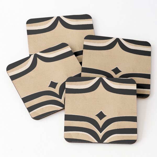 Item preview, retro PEAKS pattern vintage chic 70s 60s look designed and sold by Luzi Illustrella.