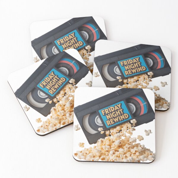 Item preview, Friday Night Rewind – VHS & Popcorn designed and sold by GENX-AUTISM-DAD.