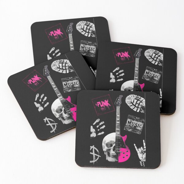 Item preview, Punk Music, guitar & skull designed and sold by silent-violin.