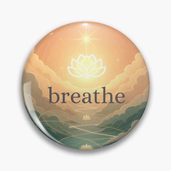 Item preview, Breathe – Golden Light & Celestial Lotus Breathe – Golden Light & Celestial Lotus designed and sold by 	aluzia.design.