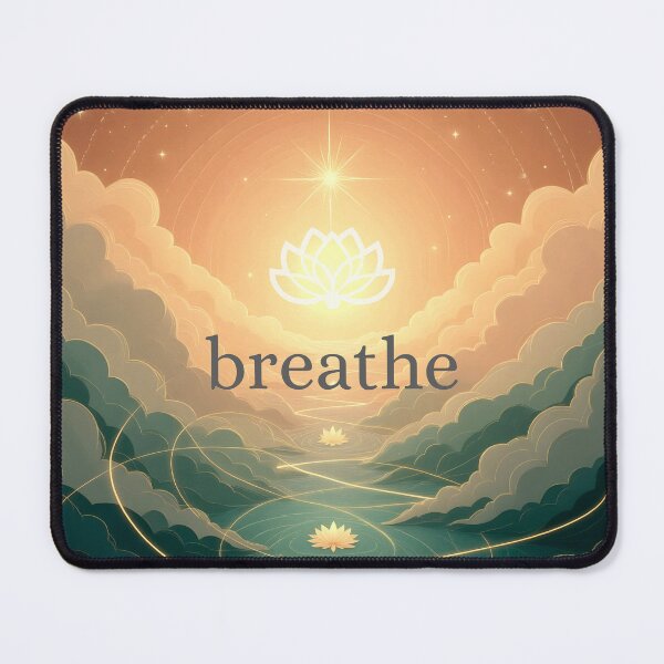 Item preview, Breathe – Golden Light & Celestial Lotus Breathe – Golden Light & Celestial Lotus designed and sold by aluzia.design.