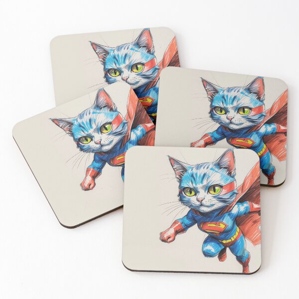 Item preview, Supercat in Action designed and sold by EfraimFunArt.