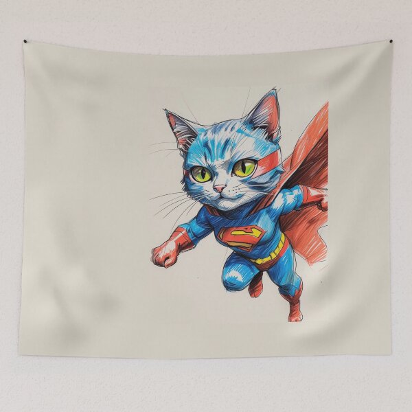 Item preview, Supercat in Action designed and sold by EfraimFunArt.