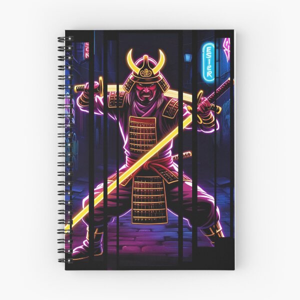 Item preview, Neon samurai with sharp blade 4 designed and sold by Neon G.