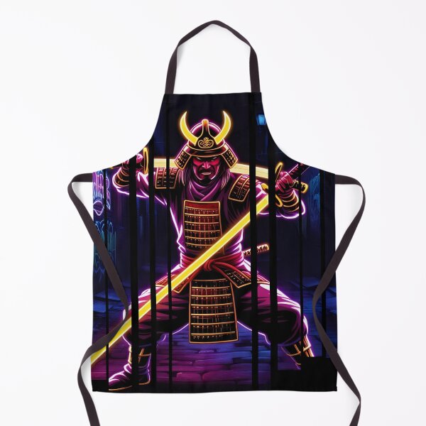 Item preview, Neon samurai with sharp blade 4 designed and sold by Neon G.