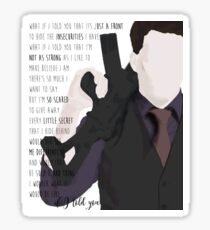 Ianto Jones - Song quote Sticker