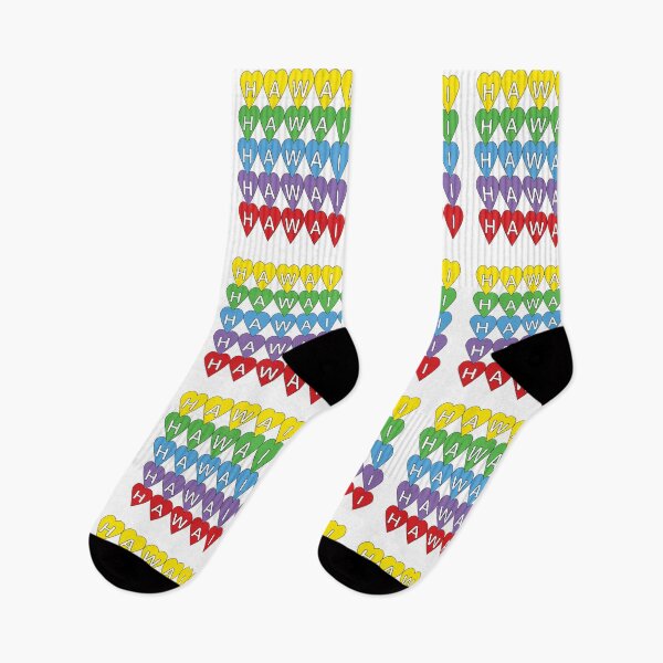 Item preview, Hawaii Hearts Rainbow designed and sold by ValeriesGallery.