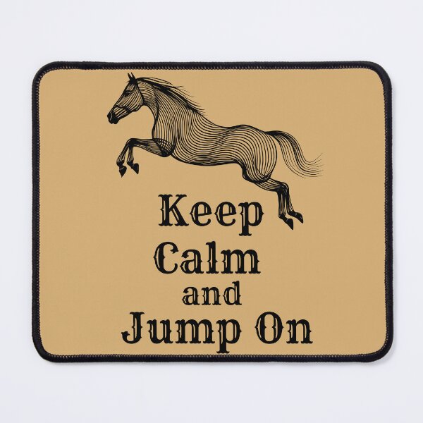 Item preview, Horse Jump Keep Calm And Jump On designed and sold by KateLeap.