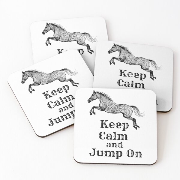 Item preview, Horse Jump Keep Calm And Jump On designed and sold by KateLeap.