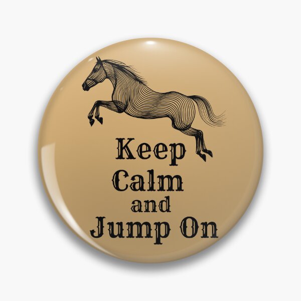 Item preview, Horse Jump Keep Calm And Jump On designed and sold by KateLeap.