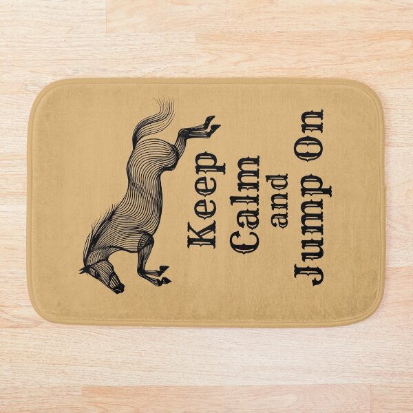 Item preview, Horse Jump Keep Calm And Jump On designed and sold by KateLeap.
